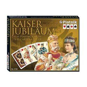 Kaiser Imperial Jubilaum 2 x 55 playing cards Piatnik cartes a jouer barajas cartas pack 11