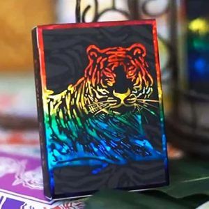 The hidden king Luxury edition Rainbow playing cards Taiwan poker deck Leon Foil Arcoiris baraja naipe magia