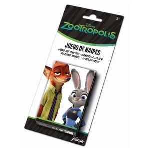 Zootropolis Disney Fournier Juego de naipes cartas naipe infantil animales blister 11