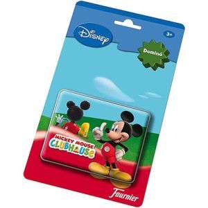 Disney Domino M;ickey Mouse club house Fournier baraja cartas edicion especial caja lata metalica 11