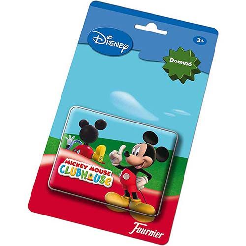 Disney Domino M;ickey Mouse club house Fournier baraja cartas edicion especial caja lata metalica 11