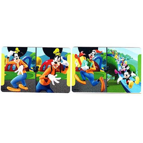 Disney Domino M;ickey Mouse club house Fournier baraja cartas edicion especial caja lata metalica 12