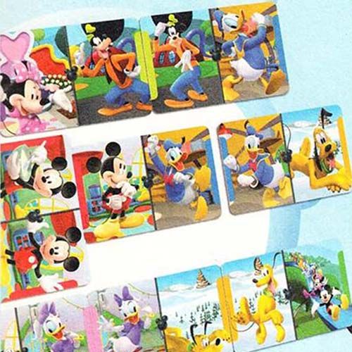 Disney Domino M;ickey Mouse club house Fournier baraja cartas edicion especial caja lata metalica 13