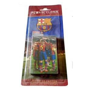 FC Barcelona Fournier Baraja Juego 33 cartas Joc cartes Futbol Club infantil jugadores 11