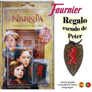 Narnia leon bruja armario Baraja Fournier escudo Peter regalo Juego naipes infantil Disney cartas 11
