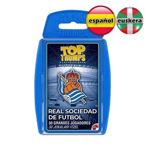 Real Sociedad de Futbol Top Trumps 30 grandes jugadores Club baraja cartas naipe 11