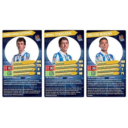 Real Sociedad de Futbol Top Trumps 30 grandes jugadores Club baraja cartas naipe 12
