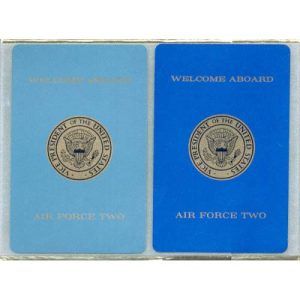 Air Force Two Congress USPCC playing cards George Bush Vice President 2 pack poker deck bridge 11
