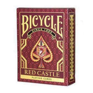 Bicycle Red Castle playing cards poker deck USPCC castillo rojo baraja magia 11