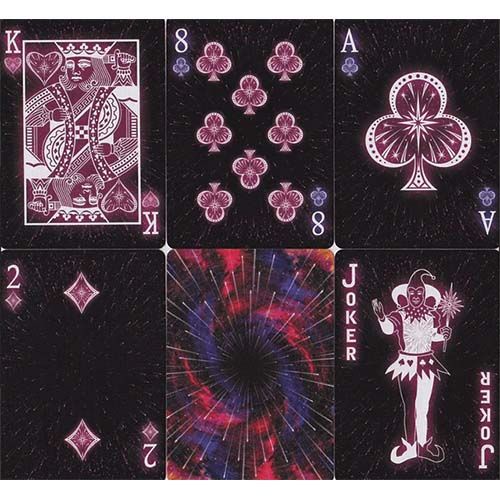 Bicycle Stargazer falling star USPCC poker deck Juniardi Satianagara Galaxy estrellas fugaces 13