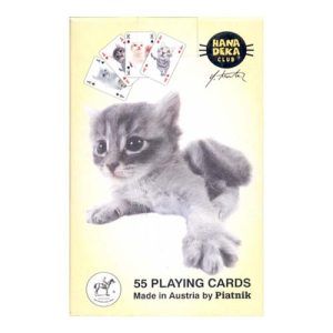 Cats Hana Deka Piatnik playing cards Club Cat Yoneo Morita poker deck baraja cartas gatos gatitos pegotas 11