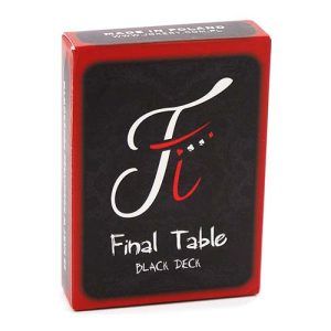 Final Table black deck quint poker playing cards poland 55 kart w rozmiarze pokerowyn 11