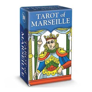 Mini Tarot of Marseille Lo Scarabeo 78 cards with instruction cartas instrucciones Marsella 11
