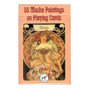 Mucha paintings playing cards Piatnik 55 Alfons Maria Art Arte baraja cartas naipe Modernista 11