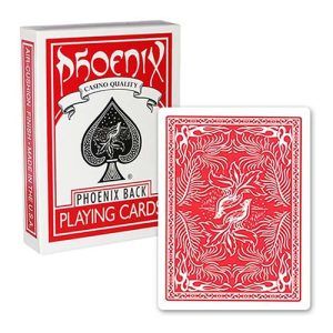 Phoenix back playing cards Red Casino Quality card shark USPCC Air Cushion Magic poker deck 11