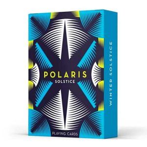 Polaris Winter Solstice playing cards Neon Vandacards USPCC Cardistry black poker deck 11