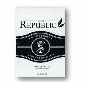 Republic N03 black playing cards The Ellusionist Cartamundi poker deck collection magic 11