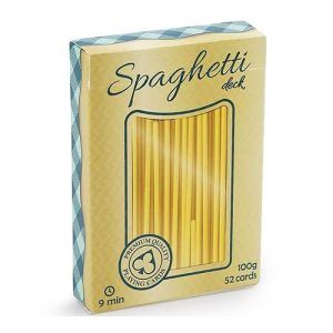 Spaghetti deck playing cards premium quality KKD USPCC Italia Italy Italian food magic 11