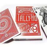 Tally-Ho Circle back playing cards n9 lionid finish poker 9 USPCC blue red standar 12