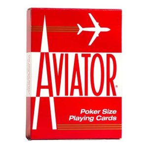 Aviator poker playing cards size 914 USPCC premium quality red standar 11
