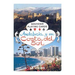 Baraja Costa del Sol Fournier Souvenir playing cards Andalucia y 54 views poker deck Heraclio Cartas naipe 11