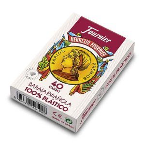 Baraja española plastico 40c Fournier cartas PVC Calidad Casino 8420707451929 Ref 10020842 Made in Spain 11