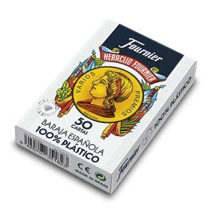Baraja española plastico 50c Fournier 50 cartas PVC Calidad Casino 8420707351823 Ref 10023423 Made in Spain 11