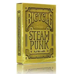 Bicycle Steampunk Gold Theory 11 USPCC playing cards poker deck oro 11