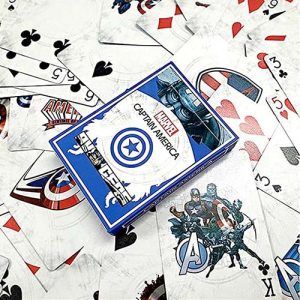 Captain America playing cards Stripper poker deck Marvel JLCC 11
