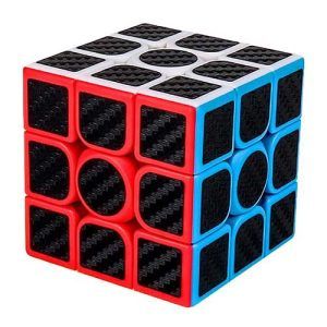 Cubo 3x3x3 fibra carbono cube meliong fibre carbon moyu premium magic cubing classroom 11