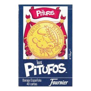 Los Pitufos Baraja española Fournier 40 cartas Peyo 8420707438258 Naipe 11