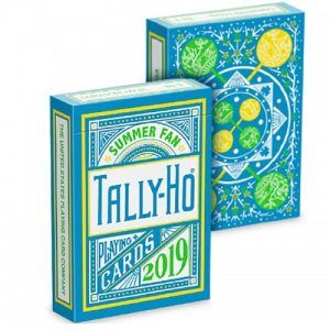 Tally Ho Summer Fun playing cards 2019 Linoid Finish USPCC Cardistry No 3 poker deck 11
