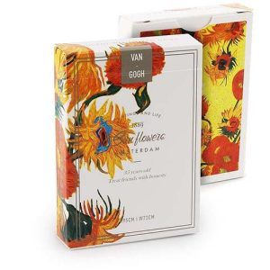 Van Gogh Sunflowers playing cards poker deck Art USPCC Jiken Jathan collection 11