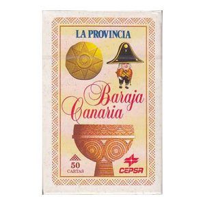 Baraja Canaria La Provincia Fournier Cepsa 50 cartas Pancho Guerra naipe Naipes Heraclio coleccion 11