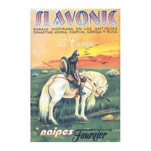 Baraja Slavonic bridge Fournier Naipes Heraclio 55 cartas poker dinastias asiria egipcia griega rusa 11