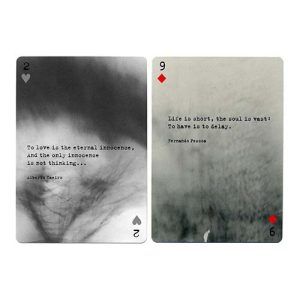 Fernando Pessoa playing cards Fournier Naipes Heraclio poker deck collection poems 12