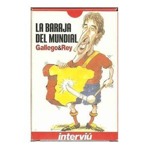 La Baraja del Mundial Interviu Fournier cartas naipe Futbol española jugadores Spanish playing cards 11