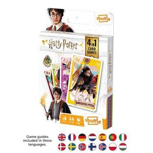 Harry Potter Baraja infantil Shuffle Cartamundi juedo cartas 4 en 1 Gryffindor Hogwarts naipe 11