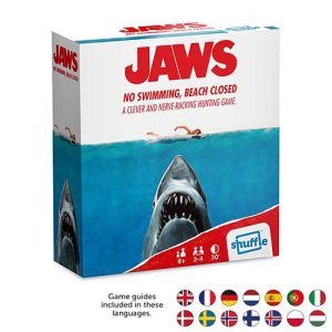 Jaws card game Shuffle Casrtamundi Universal film cinenma Tiburon horror miedo pelicula juego mesa 1