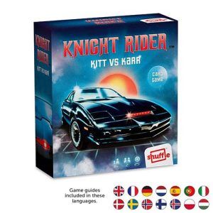 Knight Rider card game shuffle Cartamundi Kitt vs Karr Tv Serie juego mesa coche fantastico Universal 1