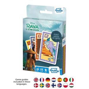Raya ultimo dragon Baraja Disney Shuffle Cartamundi 4 juegos 1 cartas naipe card games 11