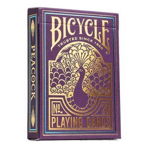 Bicycle Purple Peacock playing cards USPCC foil No 20 magic poker deck baraja pavo real 11