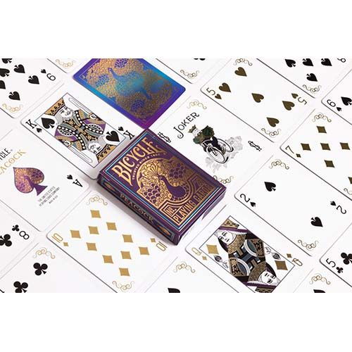 Bicycle purple Peacock playing cards - Naipecoleccion USPCC poker deck ...