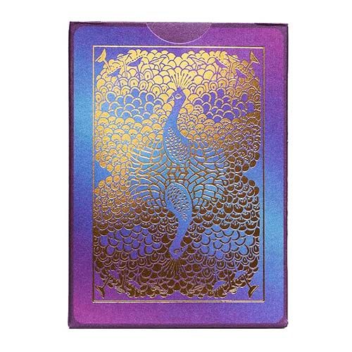 Bicycle purple Peacock playing cards - Naipecoleccion USPCC poker deck ...