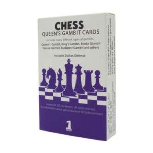 Chess Opening cards Queens Gambit playing cards poker Benoni Kings Benko Vienna Sicilian defense ajedrez estrategias reina 11