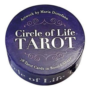 Circle of life tarot Lo Scarabeo 78 cards in round shape Circulo de la vida baraja cartas redondas 11