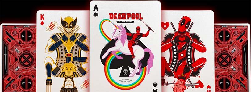 DeadPool playing cards Theory11 Marvel Studios film cinema poker deck magic 17