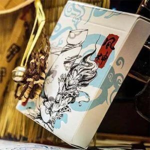 Fujin Raijin playing cards blue bombmagic taiwan japon japan japanese Fionn Jordan poker deck 11