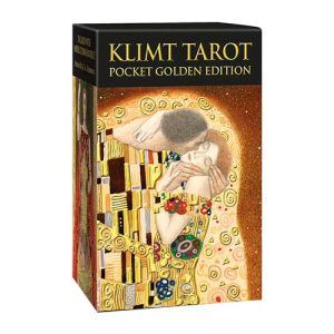 Mini Golden Klimt Tarot Lo Scarabeo Gustav pocket edition Atanassov 78 cards baraja cartas arte 11