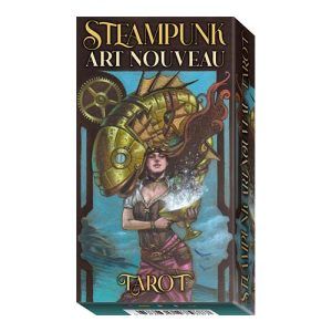 Steampunk Art Nouveau Tarot Lo Scarabeo Luca Strati 78 cards deck baraja cartas arte modernista 11